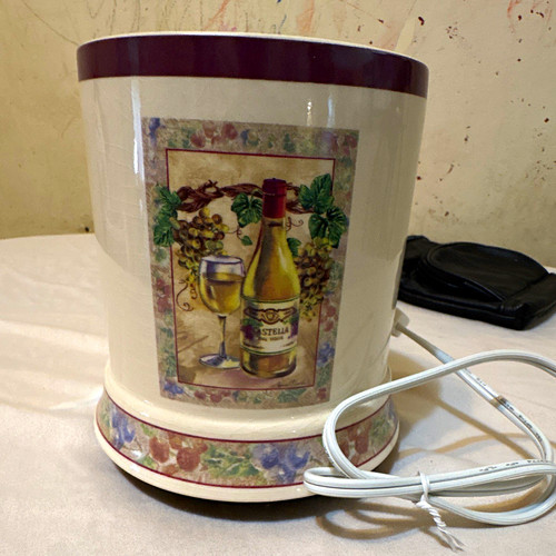 Vintage electric jar candle - jar,
