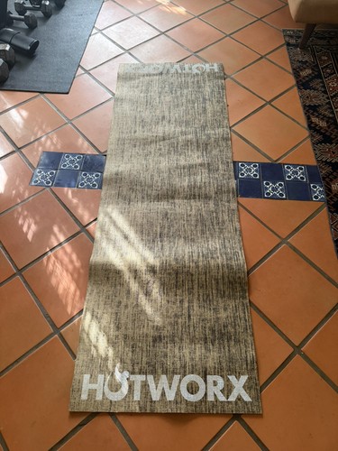 Hotworx yoga mat brown - hotworx, hemp