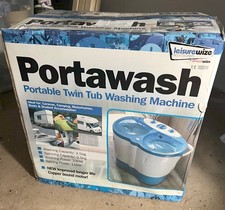 Twin tub portable washing