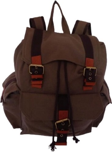Traditional canvas rucksack - canvas,