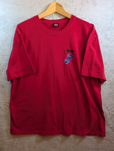 Stussy red script fuzzy - stussy,