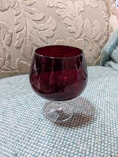 Vintage Ruby Red Brandy