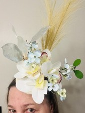 Hat Fascinator Women’s Beige