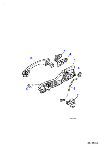 Jaguar genuine clip - clip, fixing