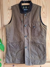 Barbour A396 Beauchamp Gilet Mens Medium Brown Waistcoat Bodywarmer