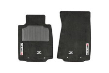 2009-2020 Nissan 370Z Carpeted Black Front Floor Mats Set OEM NEW 999E2-ZV011