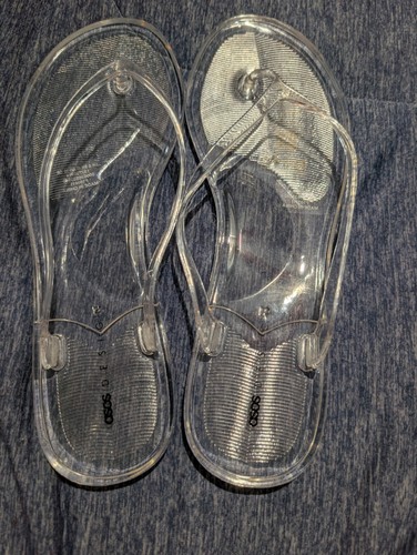 Clear jelly flip - clear, sandals