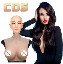 Realistic Silicone Female Head