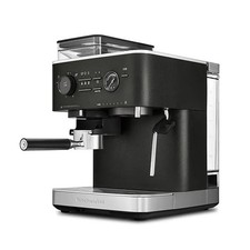 Espresso Machine by KitchenAid - Semi-Auto, Burr Grinder, Black, Froth