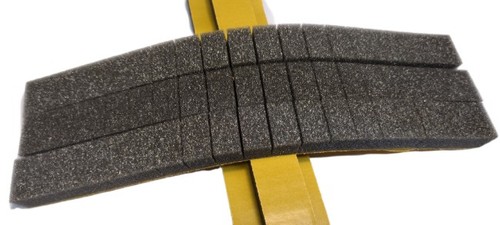 Wide slotted float foam - wide,