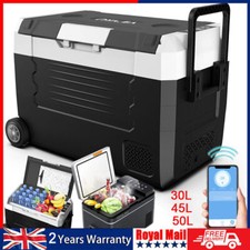 OYAJIA Dual Zone Car Refrigerator Freezer 30L/45L/55L Portable Fridge 12V/24V