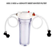 Keg to Keg Beer Filter Kit 1 Micron Absolute Rate Home Brew