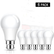 6 Pack B22 Cap LED Light Bulbs