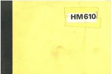 Hymac Excavator 610 Operators & Maintenance Manual - HM610