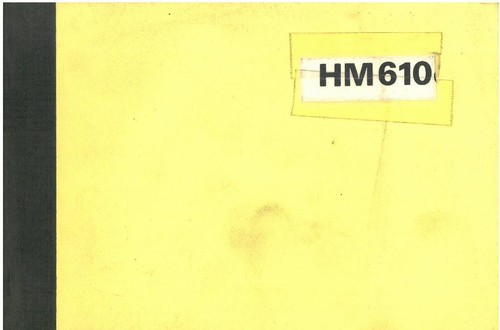 Hymac excavator 610 - hymac,