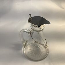 WHISKY NOGGIN & LABEL ANTIQUE VICTORIAN HM SILVER ‘HUKIN & HEATH’ 1909-11