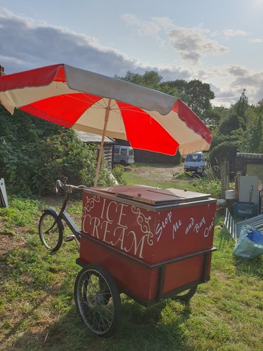 Vintage style ice cream - vintage,