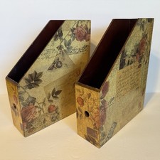 Wooden Magazine Organizer