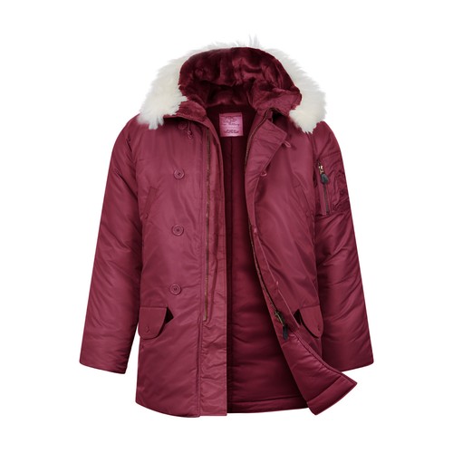 Army parka padded jacket - army,