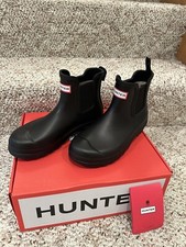 Hunter Original Chelsea Women's Rain Boots Black NEW
