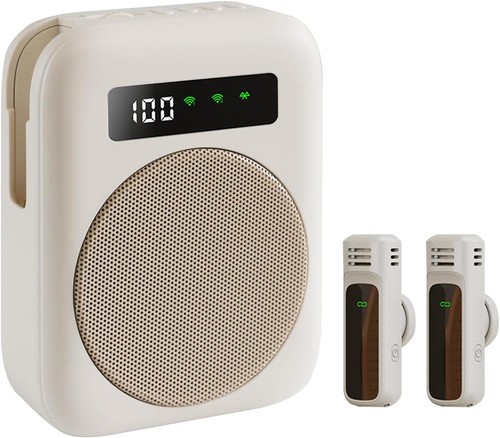 Portable voice amplifier with - amplifier,