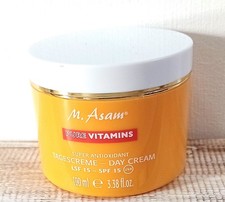 M ASAM pure vitamins day cream SPF15 100ml Sealed - no box