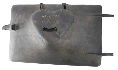 Antique cast iron heart - cast, of