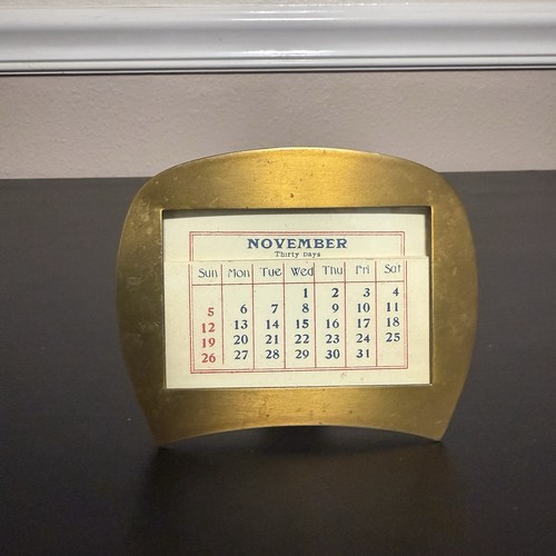 Vintage perpetual calendar - calendar, for
