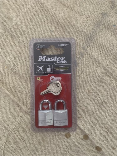 Master lock padlocks - x2,