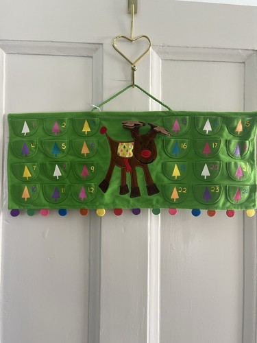 New with tags - fabric, reindeer