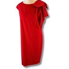 Max Mara Red Dress Size 12 One