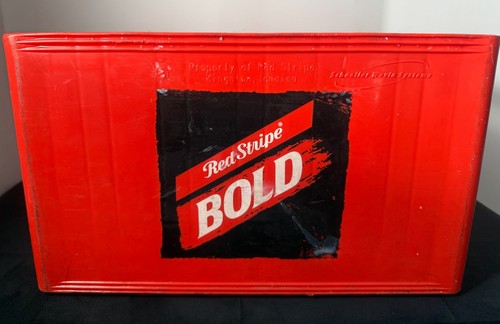 Red stripe bold - stripe, crate