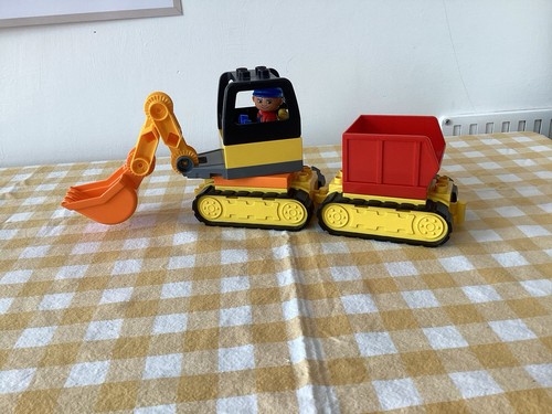 Lego duplo digger and - digger, dumper