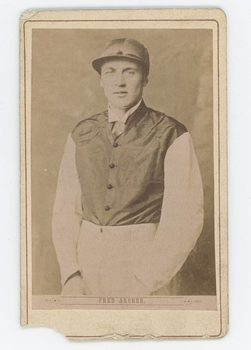 Cdv fred archer jockey silks - fred,
