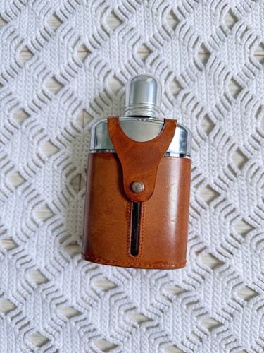 Vintage real hide leather hip - hide,