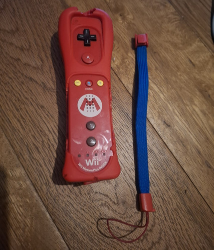 Mario red wii remote - wii, plus