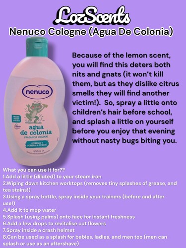 Nenuco agua colonia cologne - nenuco,