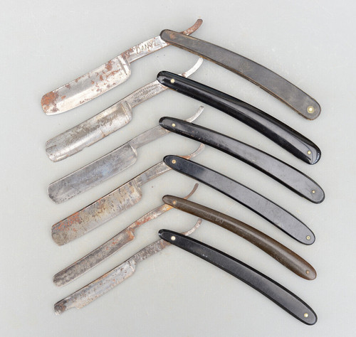 Set vintage straight - vintage, razor