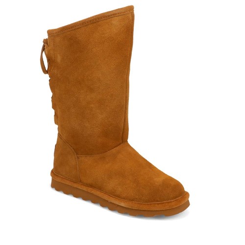 Bearpaw rear laced sheepskin - rear-laced,