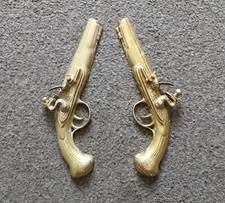 Pair Of Brass Wall Hanging