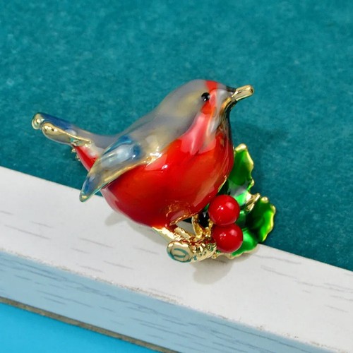 Robin red breast - breast, holly