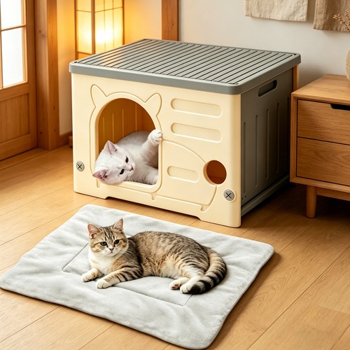 Plastic cat kitten - cat,