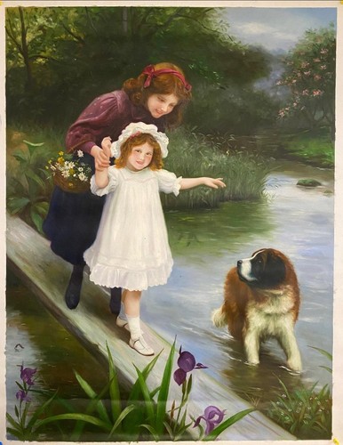 Hand painted oil - painting,