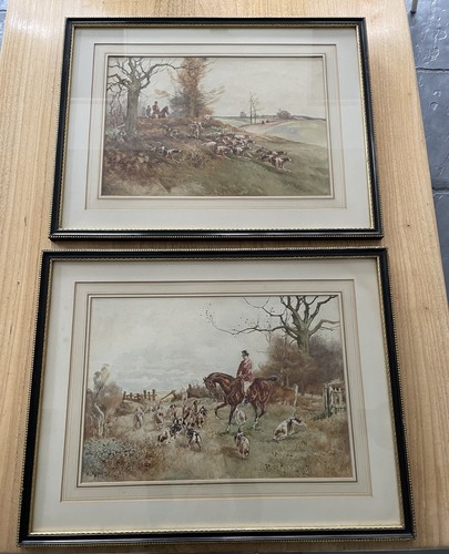 Antique paintings fox - paintings, hunting
