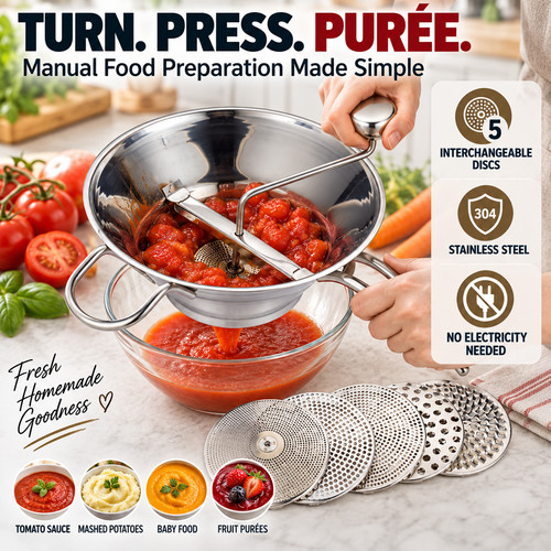 Food mill manual - food,