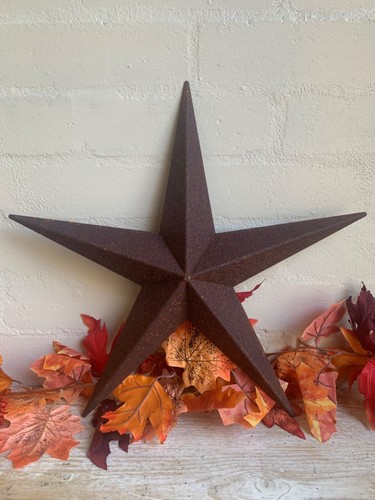 Rustic metal barn star - metal,