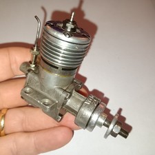 1956 WEBRA 2.5R twin ballraced model glow racing engine from Germany.