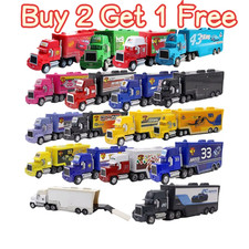 Disney Pixar Cars Lightning McQueen Jackson Storm Mack Hauler Truck