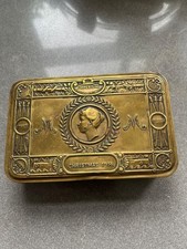 WW1 1914 Princess Mary Christmas Cigarette Tin