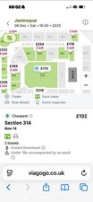 2x Jamiroquai Tickets  
